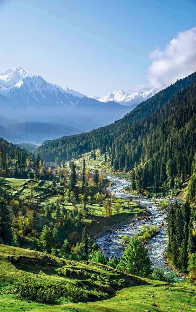 Pahalgam valley and river