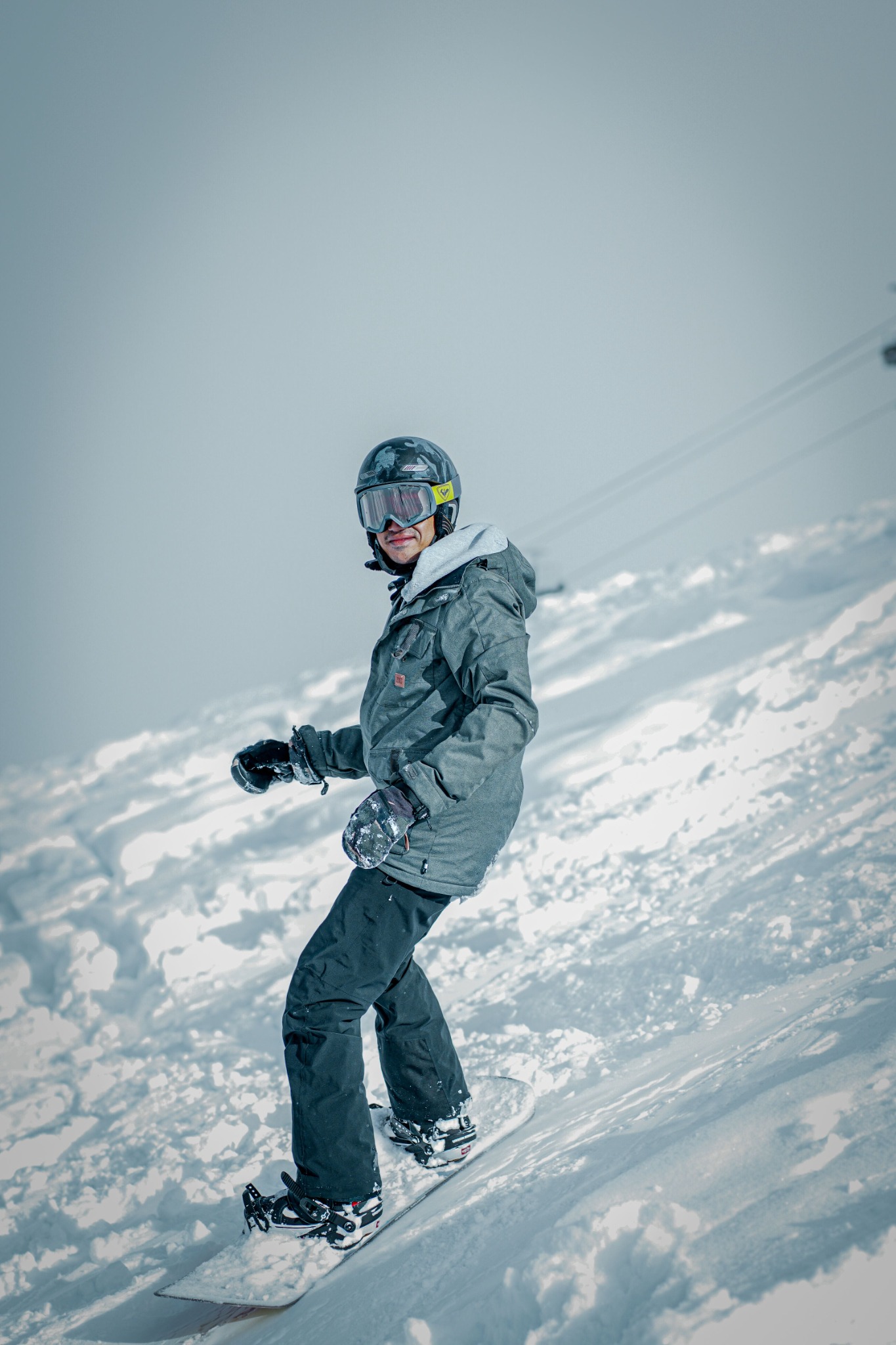 Snowboarding in Kashmir